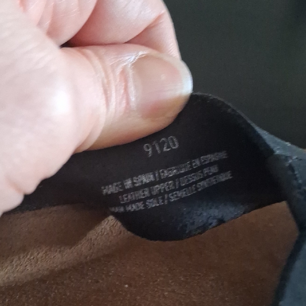 Autenti Made in Spain Black Leather Thong Sandals EU 41 - Picture 7 of 7